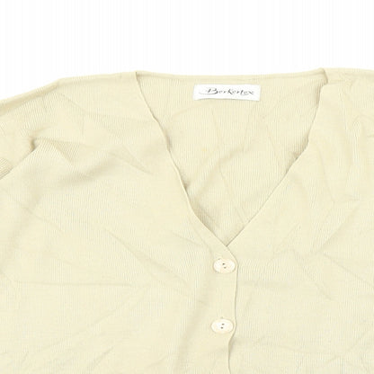 Womens UK Size 18 Berkertex Beige Cardigan Jumper