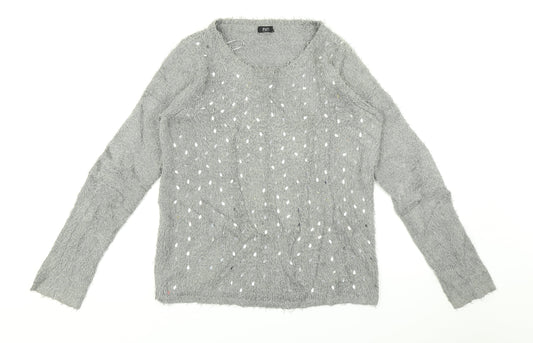F&F Womens Grey   Pullover Jumper Size 10