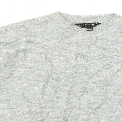 Dorothy Perkins Womens Grey   Pullover Jumper Size 10