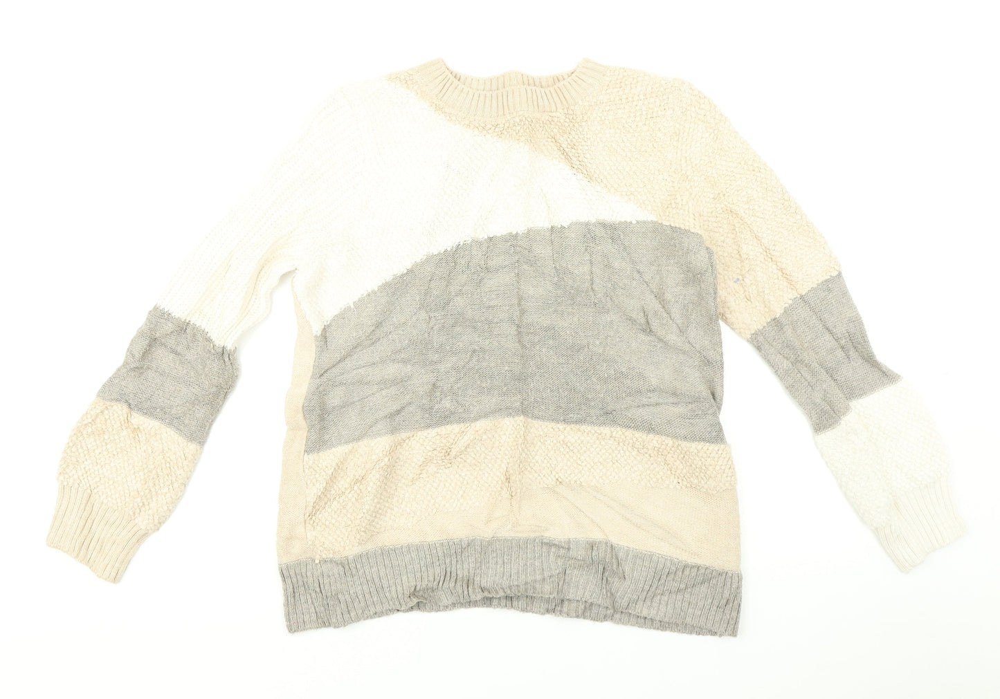 Womens UK Size 12 M&Co Multicoloured Pullover Jumper