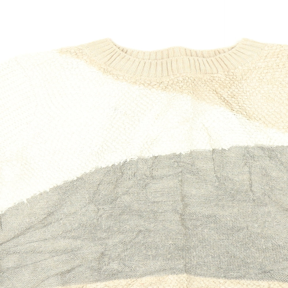 Womens UK Size 12 M&Co Multicoloured Pullover Jumper
