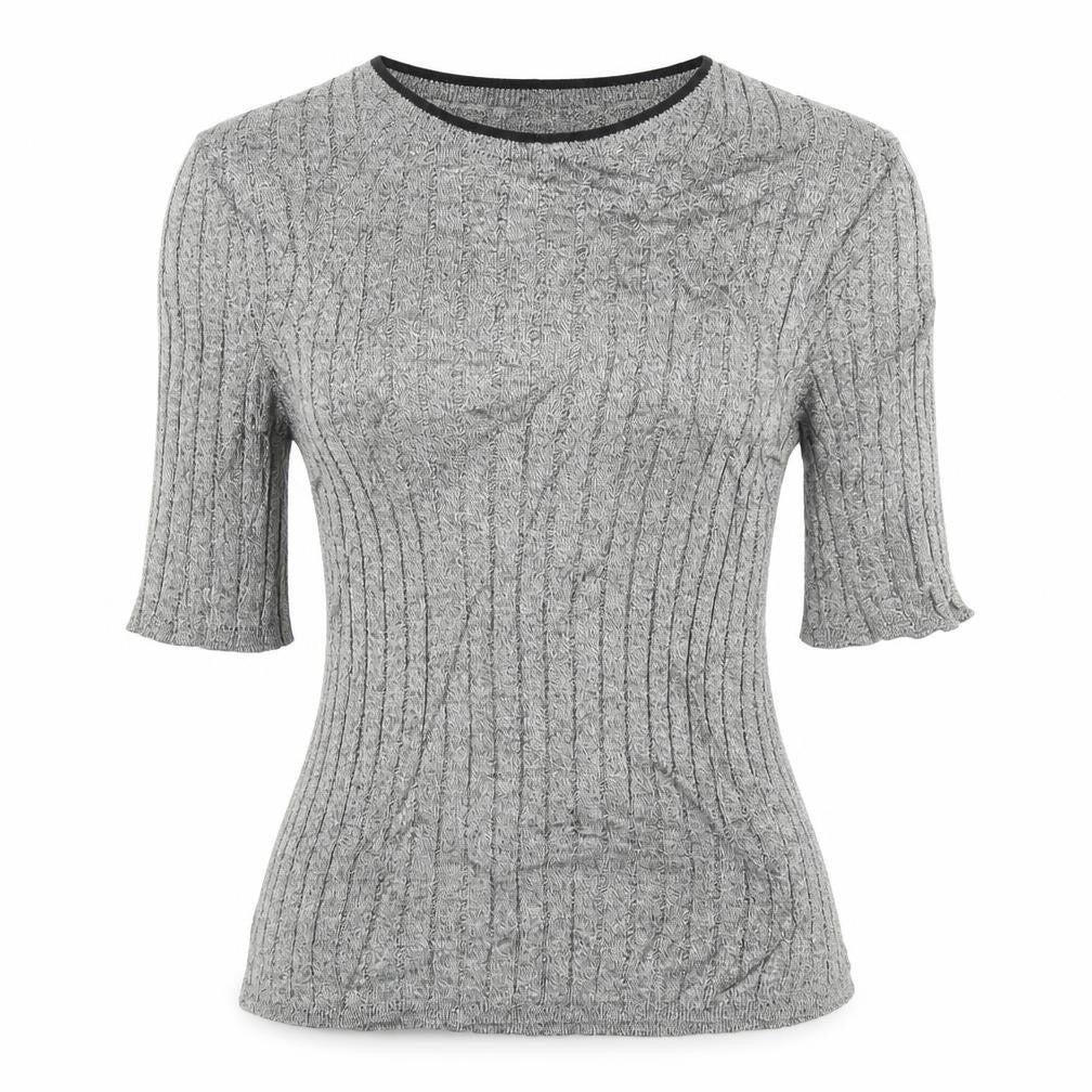 Womens UK Size 8 Marks and Spencer Grey Basic T-Shirt