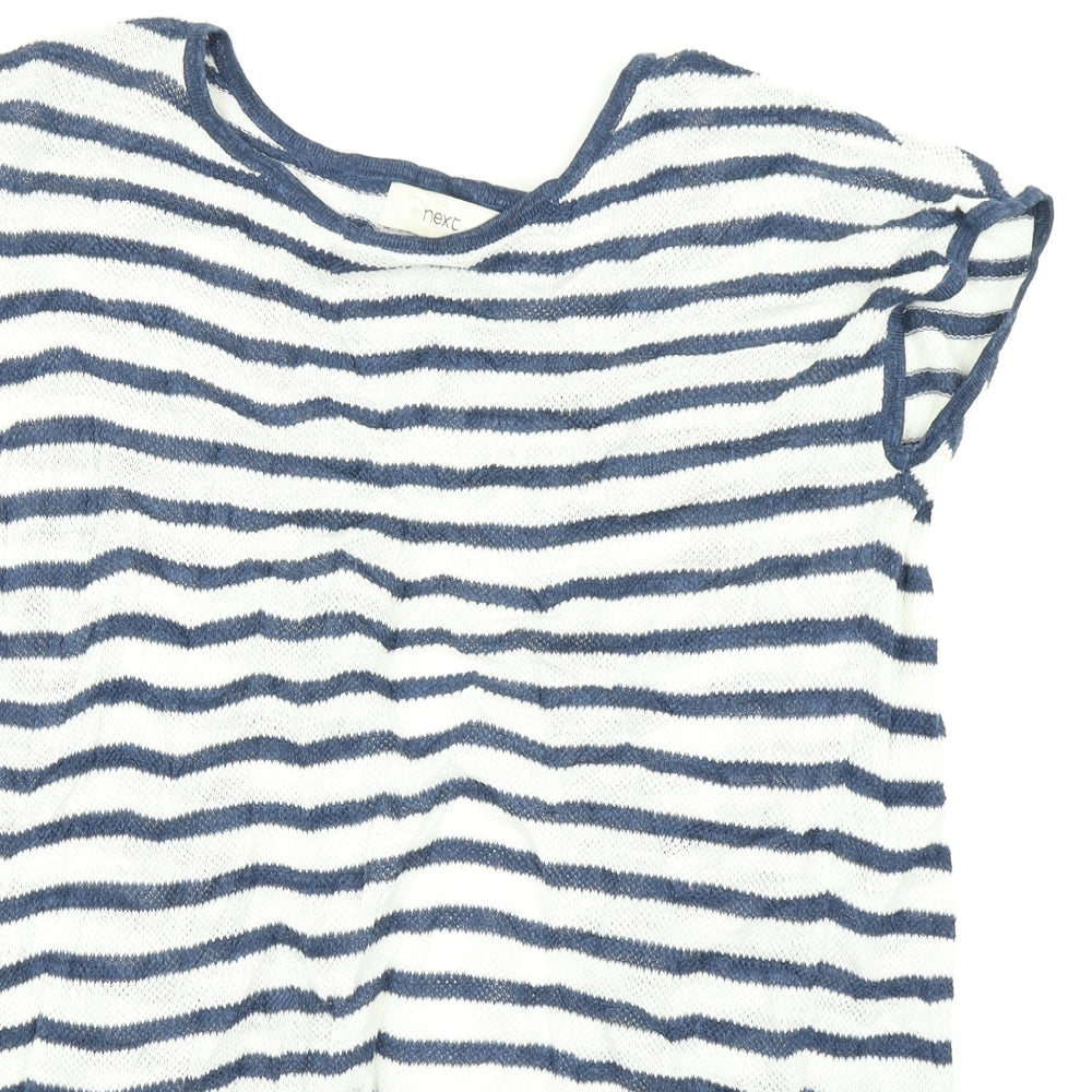 Womens UK Size 12 NEXT Multicoloured Basic T-Shirt