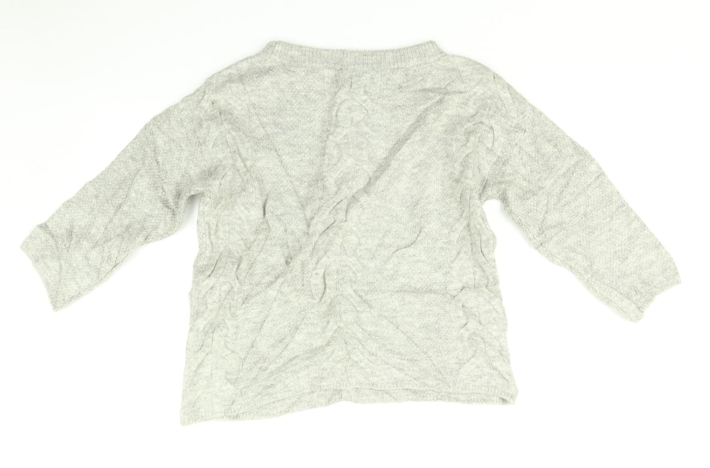 Womens UK Size 8 Marks and Spencer Grey Pullover Jumper
