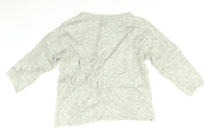Womens UK Size 8 Marks and Spencer Grey Pullover Jumper