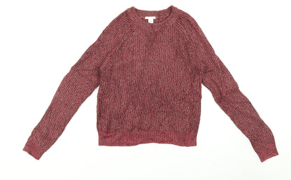 Womens UK Size M H&M Purple Pullover Jumper