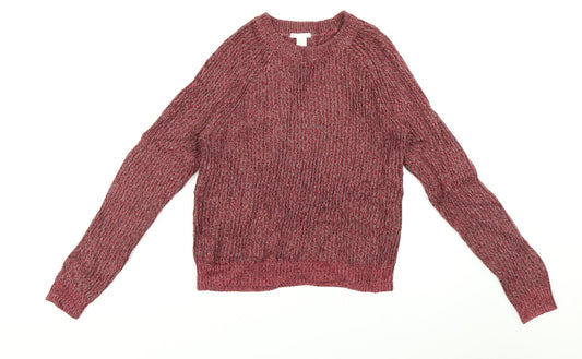 Womens UK Size M H&M Purple Pullover Jumper