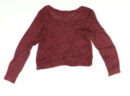 Womens UK Size 6 H&M Purple Pullover Jumper