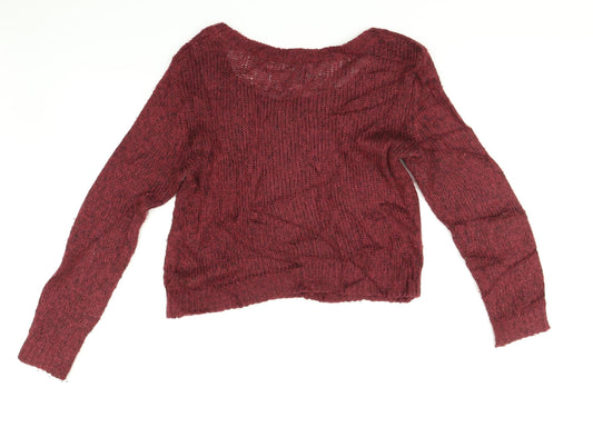 Womens UK Size 6 H&M Purple Pullover Jumper