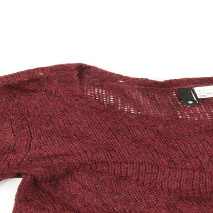 Womens UK Size 6 H&M Purple Pullover Jumper