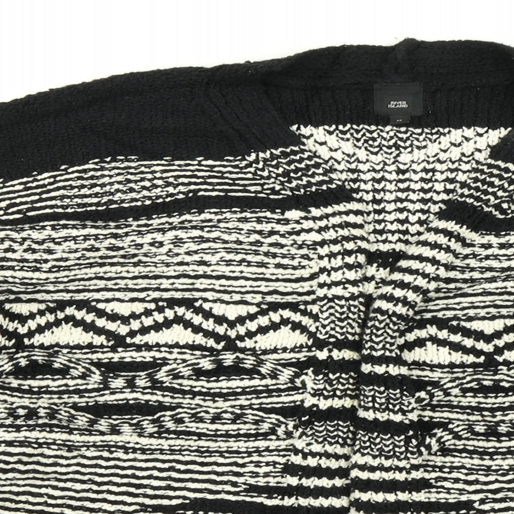 Womens UK Size M River Island Multicoloured Cardigan Jumper