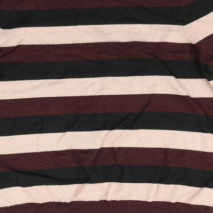 F&F Womens Multicoloured Striped  Pullover Jumper Size 12