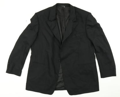 Mens UK Size L WILVORST Regular Black Suit Jacket