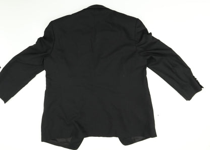 Mens UK Size L WILVORST Regular Black Suit Jacket