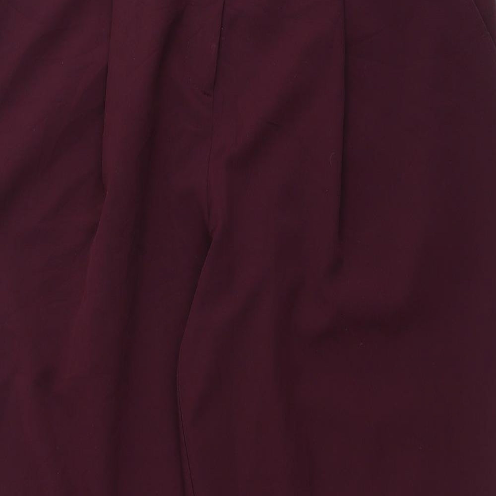 New Look Womens Red   Trousers  Size 16 L24 in