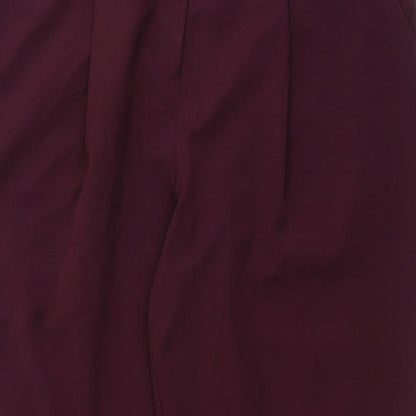 New Look Womens Red   Trousers  Size 16 L24 in
