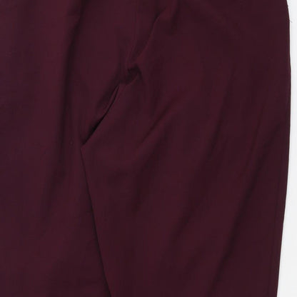New Look Womens Red   Trousers  Size 16 L24 in