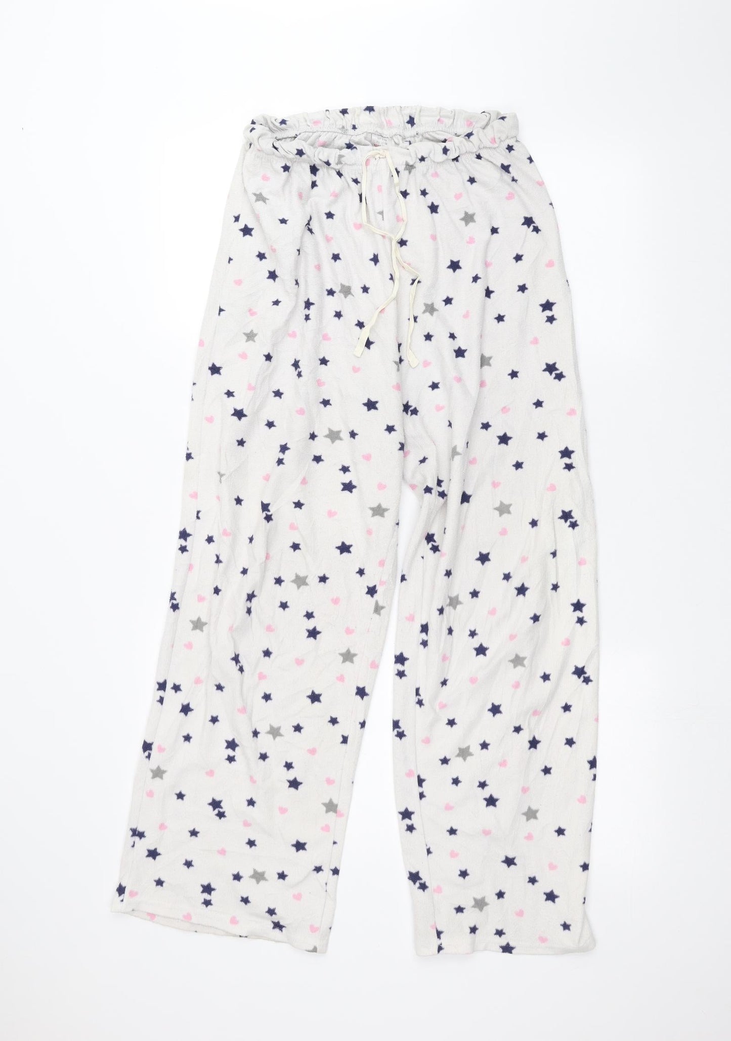 Womens UK Size 8 Matalan Regular Fit  White Trousers