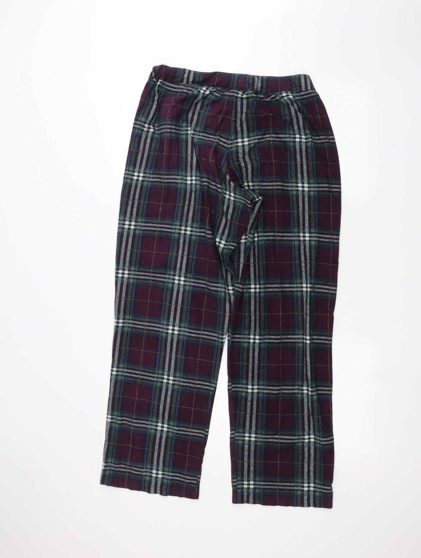 Womens UK Size M NEXT Regular Fit  Red Trousers