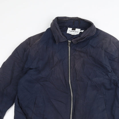 Mens UK Size S Topman Blue Jacket