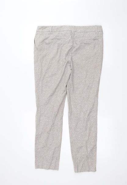 Womens UK Size 12 NEXT Regular Fit  Grey Trousers