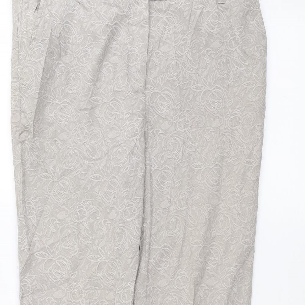 Womens UK Size 12 NEXT Regular Fit  Grey Trousers