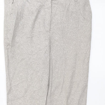Womens UK Size 12 NEXT Regular Fit  Grey Trousers