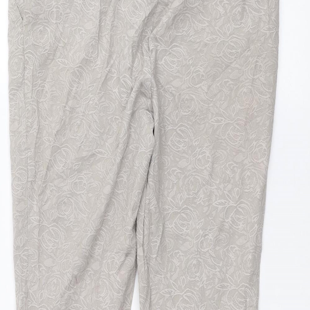 Womens UK Size 12 NEXT Regular Fit  Grey Trousers