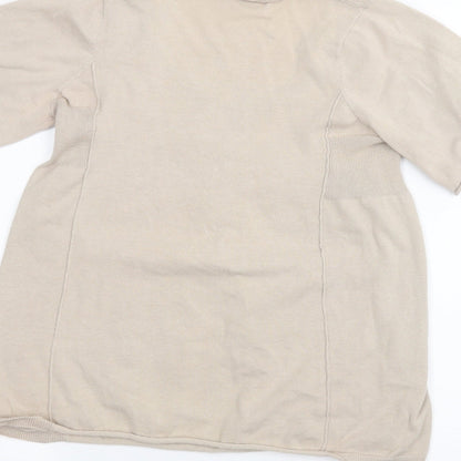 Womens UK Size M Kookai Brown Basic T-Shirt