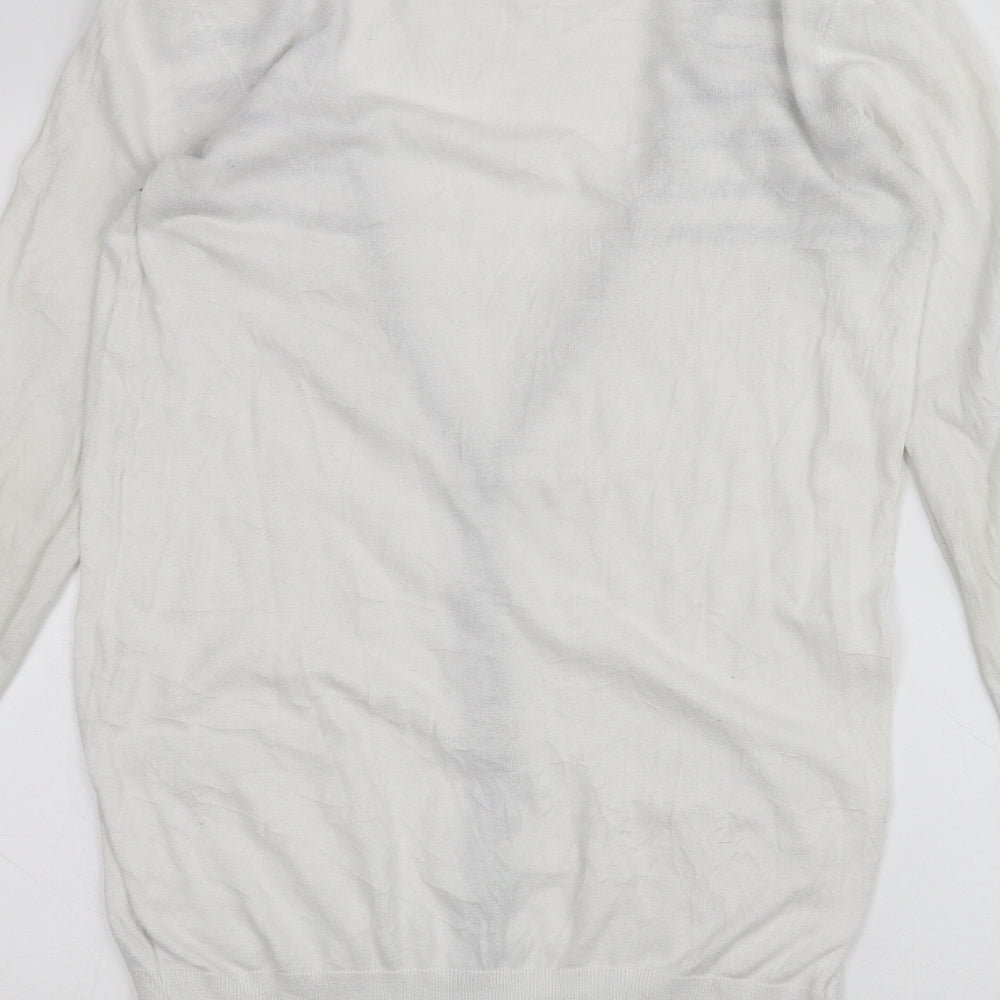F&F Womens White   Cardigan Jumper Size 14