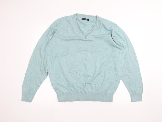 DUNNIES Womens Blue   Pullover Jumper Size XL
