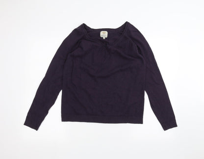 Womens UK Size 16 River Island Purple Pullover Jumper