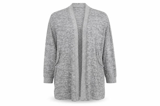 Sparkle & Fade Womens Grey   Cardigan Jumper Size S