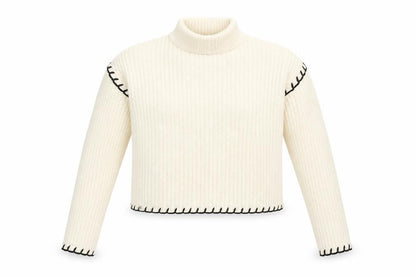Select Womens White   Pullover Jumper Size 6