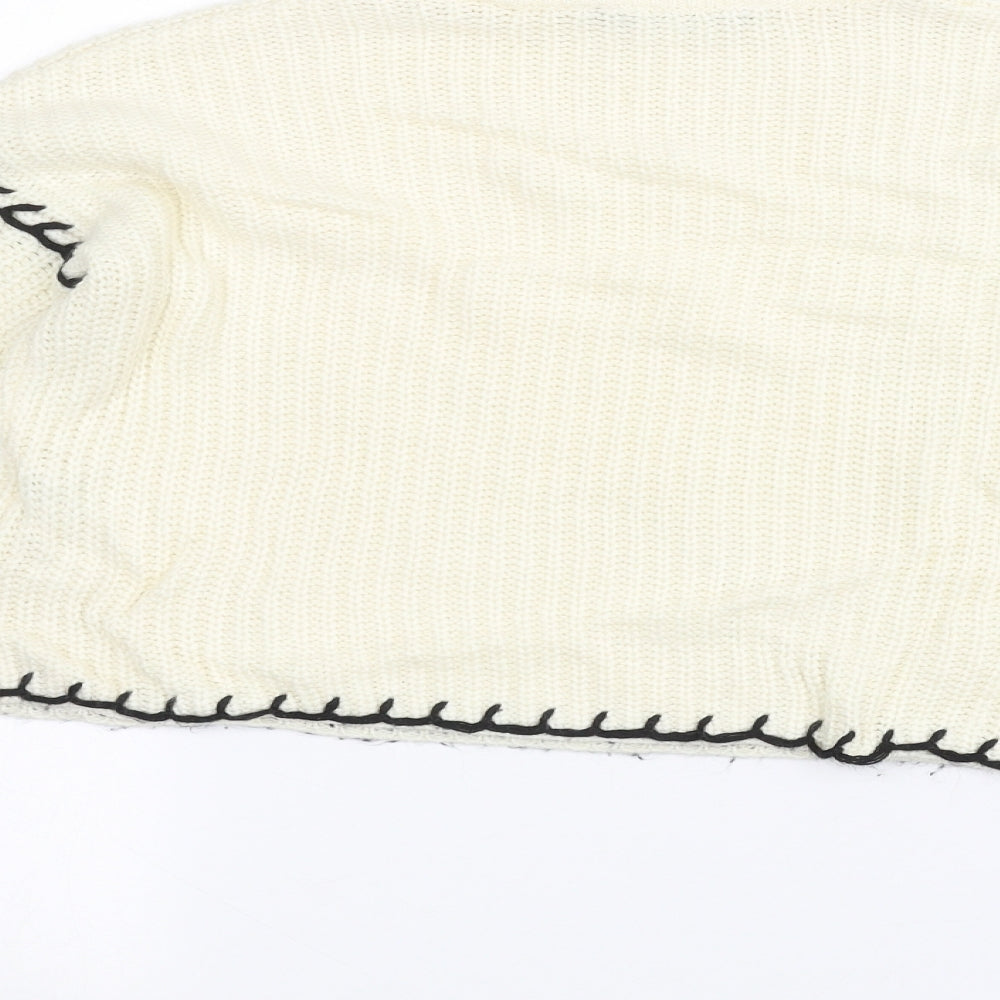 Select Womens White   Pullover Jumper Size 6
