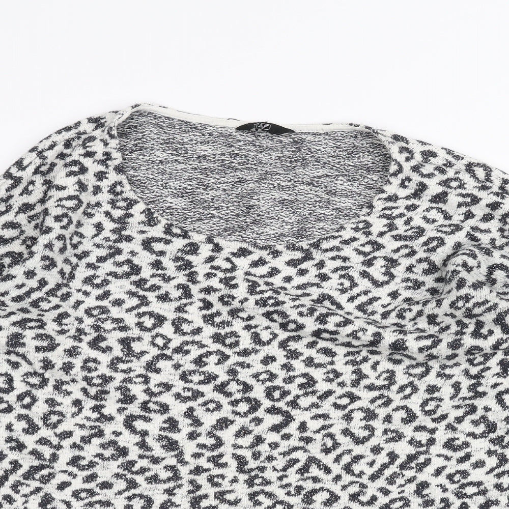 Womens UK Size 16 F&F White Pullover Jumper