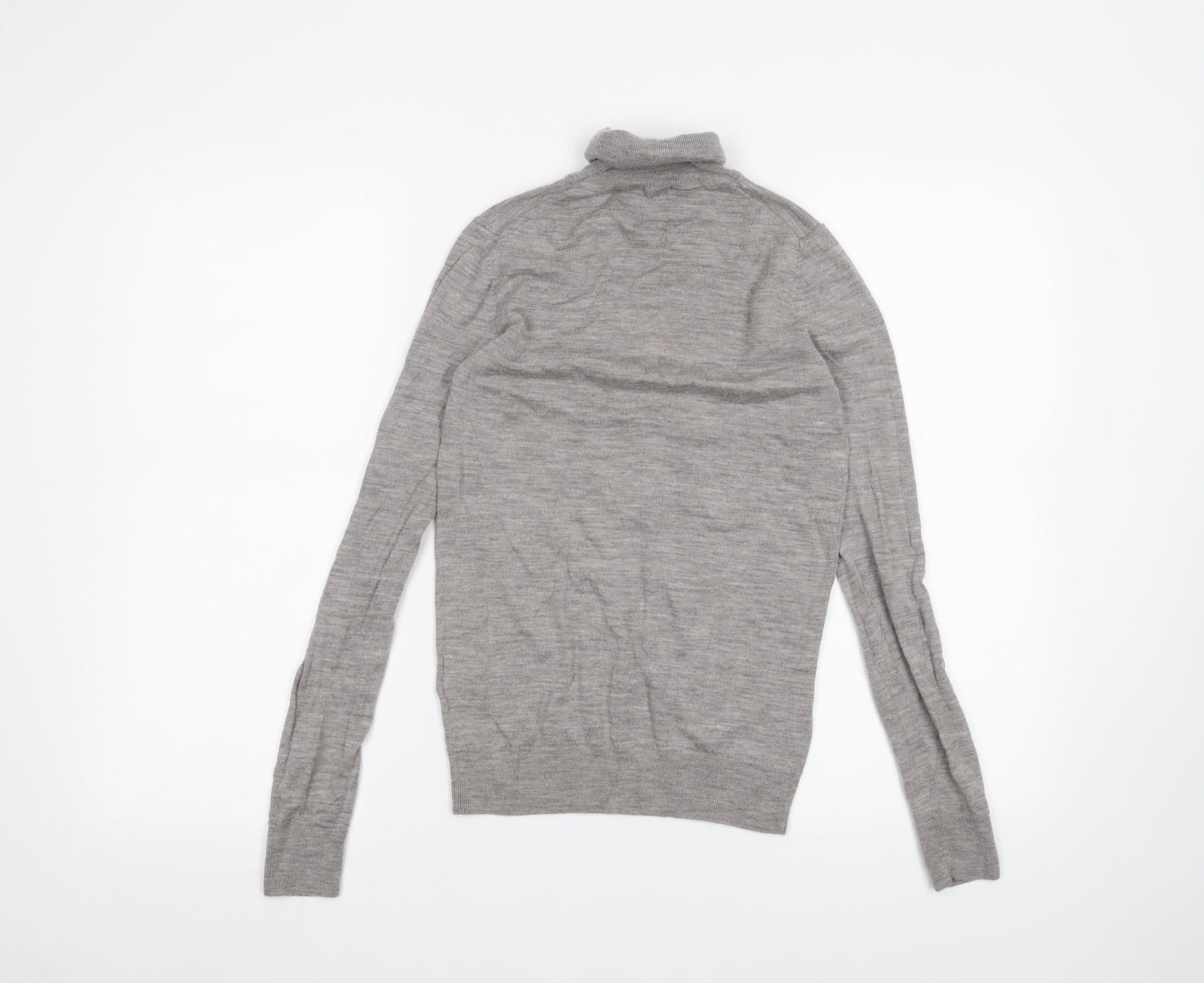 Womens UK Size XS UNI Grey Basic T-Shirt