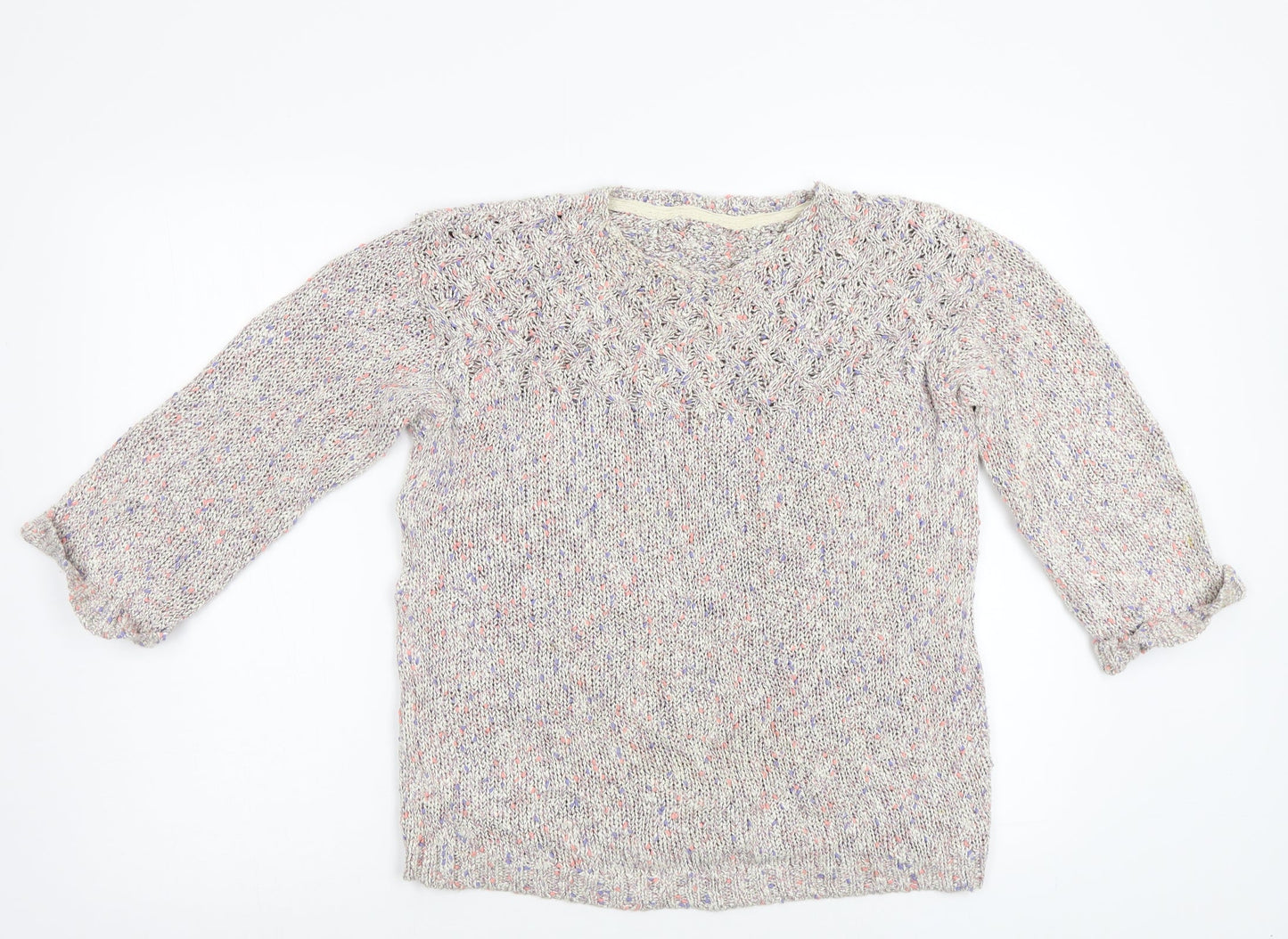 Womens UK Size M Preworn Pink Pullover Jumper