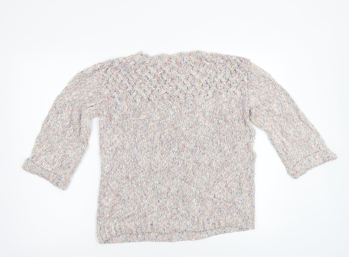 Womens UK Size M Preworn Pink Pullover Jumper
