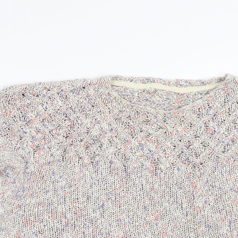 Womens UK Size M Preworn Pink Pullover Jumper