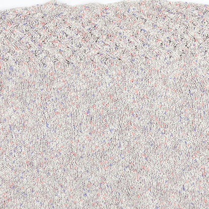 Womens UK Size M Preworn Pink Pullover Jumper