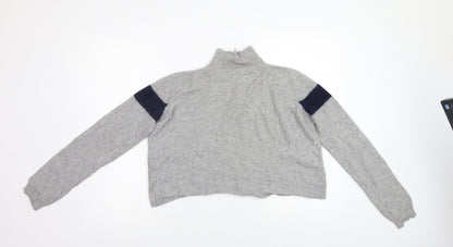 Womens UK Size M Preworn Grey Pullover Jumper