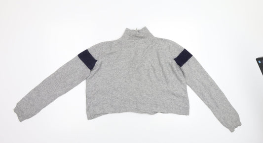 Womens UK Size M Preworn Grey Pullover Jumper