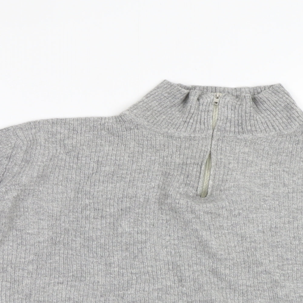 Womens UK Size M Preworn Grey Pullover Jumper