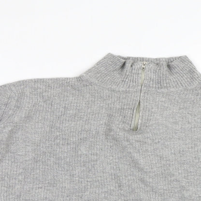 Womens UK Size M Preworn Grey Pullover Jumper