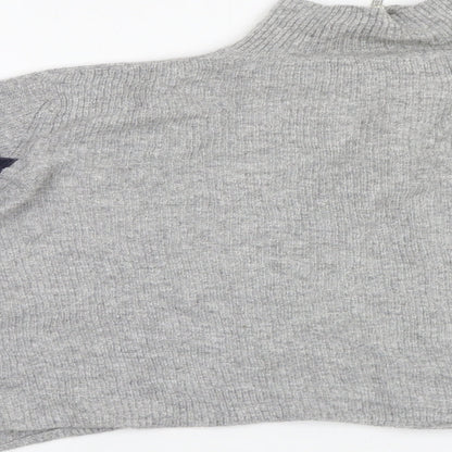Womens UK Size M Preworn Grey Pullover Jumper