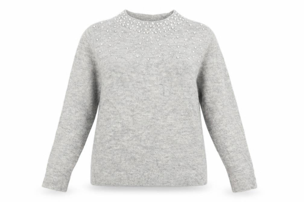 Womens UK Size 18 Dorothy Perkins Grey Pullover Jumper