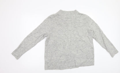 Dorothy Perkins Womens Grey   Pullover Jumper Size 18  - Beaded