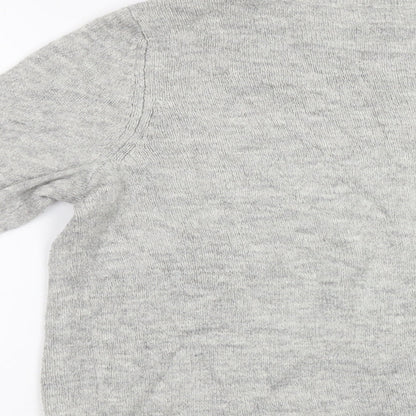 Dorothy Perkins Womens Grey   Pullover Jumper Size 18  - Beaded