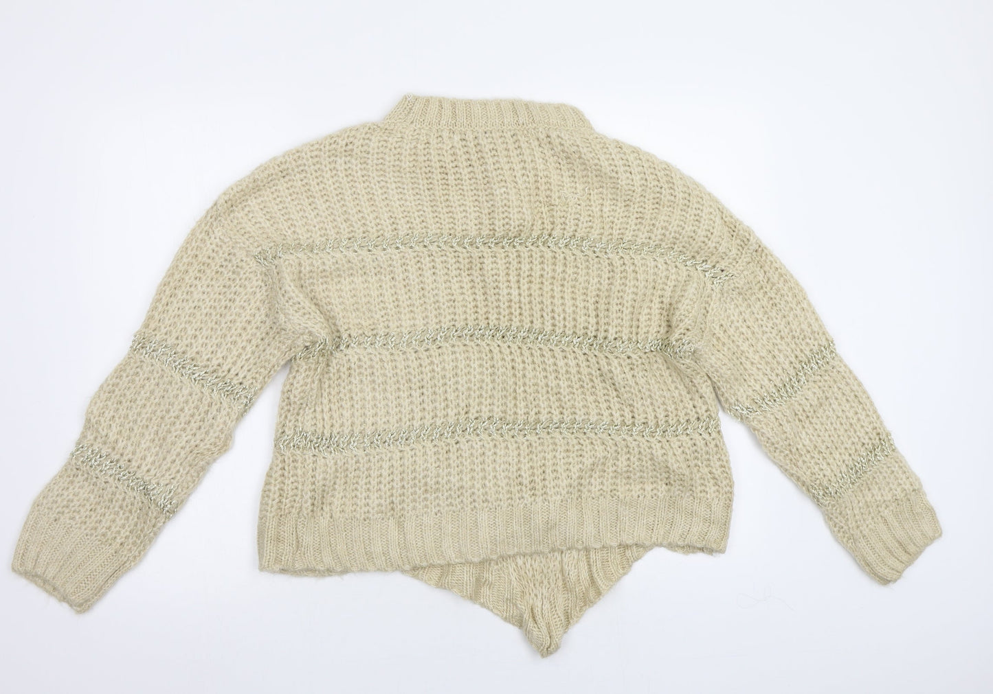 Womens UK Size M NEXT Beige Pullover Jumper